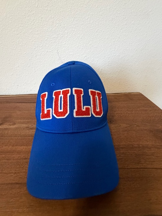 lululemon athletica Accessories - lululemon athletica Royal Blue Cap with Red Chenille Letters